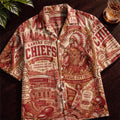 Kansas City Chiefs Football Hawaiian Shirt – Retro Inspired Shirt