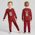 Tampa Bay Buccaneers Football!! Inspired Bamboo Two Piece Long Sleeve Pajama Set