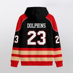 Dolphins Unisex Waffle Hoodie
