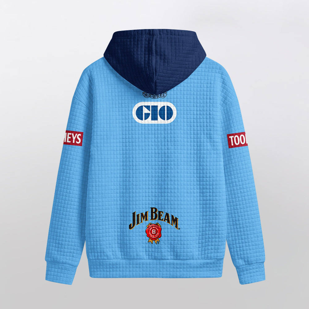 NSW Blues Rugby Waffle Hoodie
