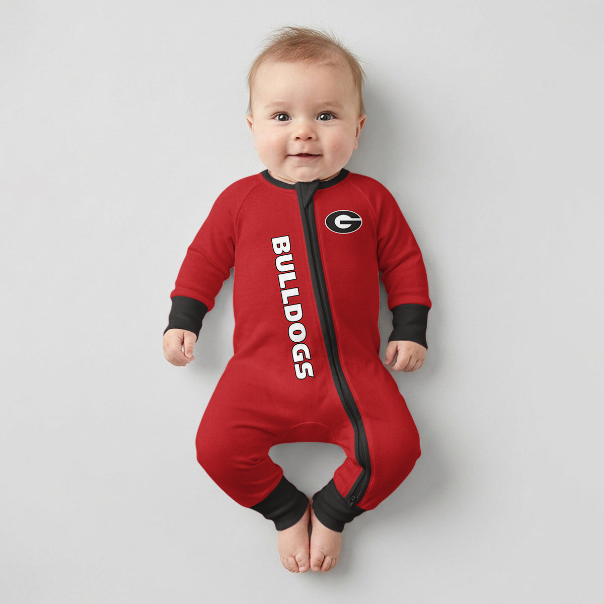 Georgia Bulldogs Football! Inspired Bamboo Convertible Zippy For Kid