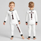 Georgia Bulldogs Football! Inspired Bamboo Two Piece Long Sleeve Pajama Set