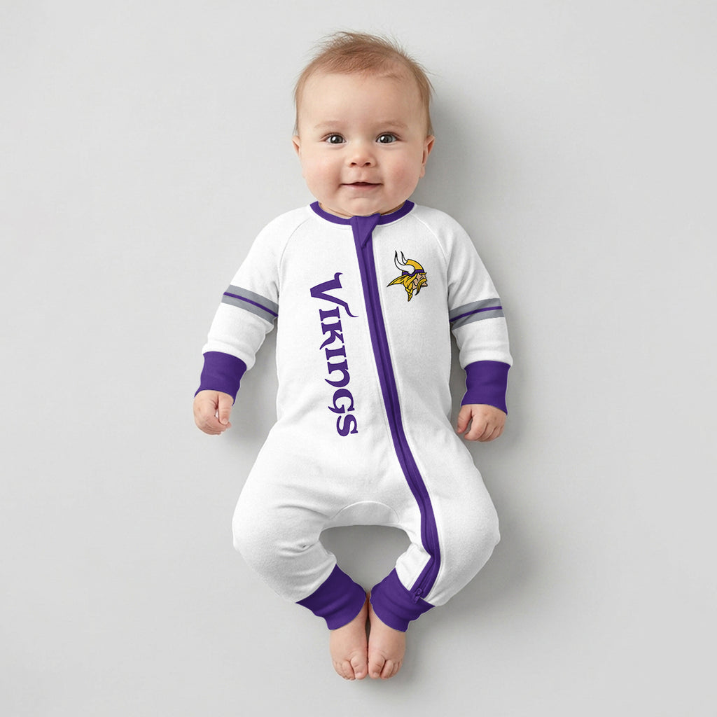 Vikings Football JJ 18 Inspired Bamboo Convertible Zippy