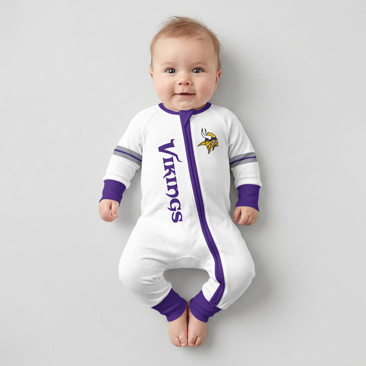 Vikings Football JJ 18 Inspired Bamboo Convertible Zippy