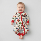 Merry Christmas Race Car Bamboo Convertible Zippy