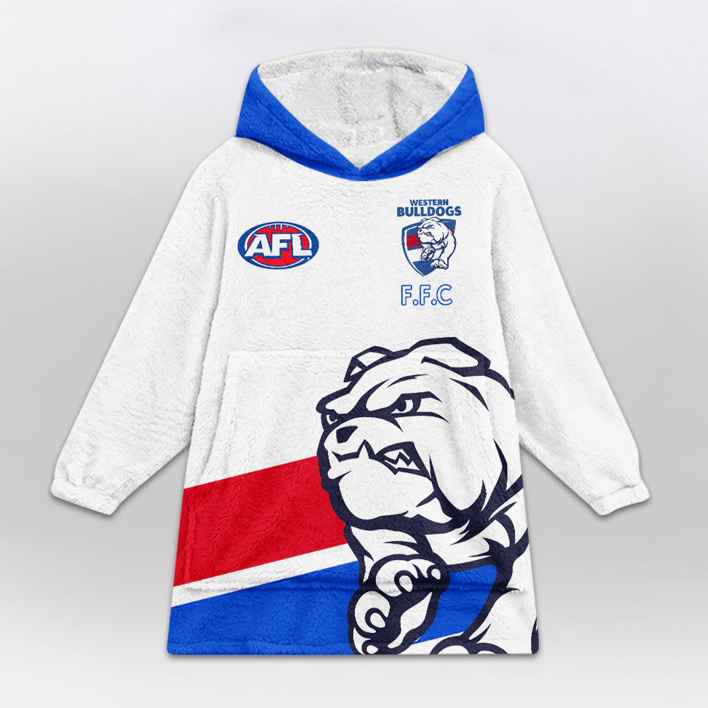 Western Bulldogs Unisex Blanket Hoodie