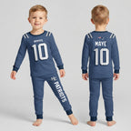 Patriots Football Maye 10! Inspired Bamboo Two Piece Long Sleeve Pajama Set