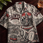 St Kilda Saints Hawaiian Shirt – Retro Inspired Shirt
