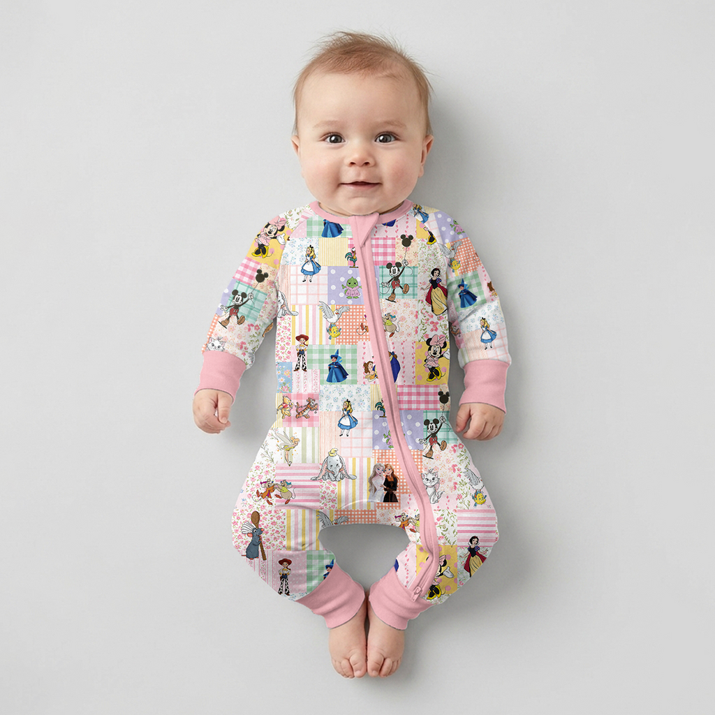 Preppy Magical Wonderland  Bamboo Convertible Zippy