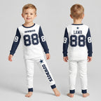 Dallas C. Football CDLamb 88! Inspired Bamboo Two Piece Long Sleeve Pajama Set