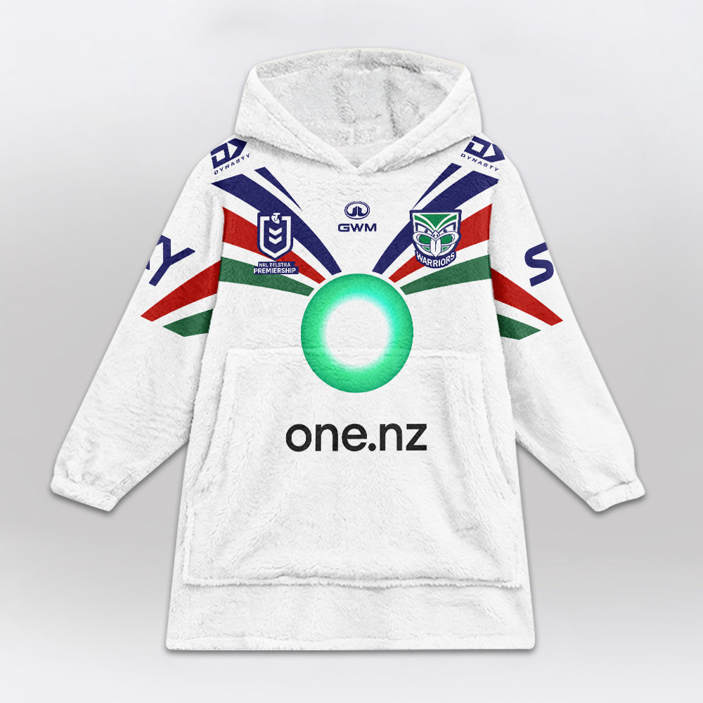 New Zealand 2026 Erin Clark 13 Away Unisex Blanket Hoodie