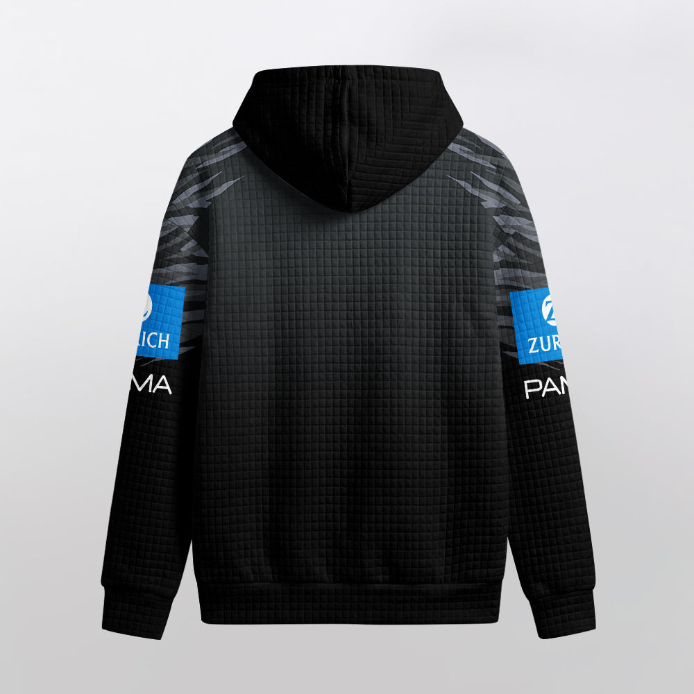Wests Unisex Black Waffle Hoodie