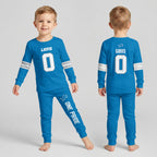 Detroit L. Football JG 0! Inspired Bamboo Two Piece Long Sleeve Pajama Set