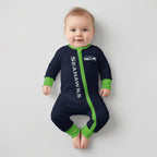 Seahawks Football! Inspired Bamboo Two Piece Long Sleeve Pajama Set