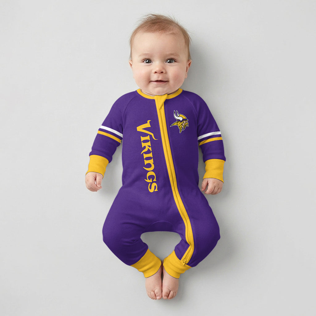 Vikings Football JJ 18 Inspired Bamboo Convertible Zippy
