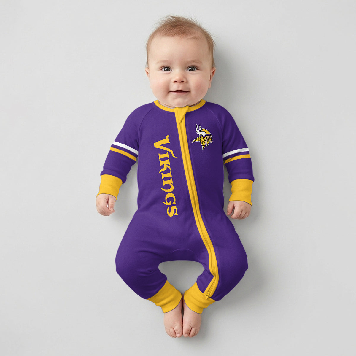 Vikings Football JJ 18 Inspired Bamboo Convertible Zippy