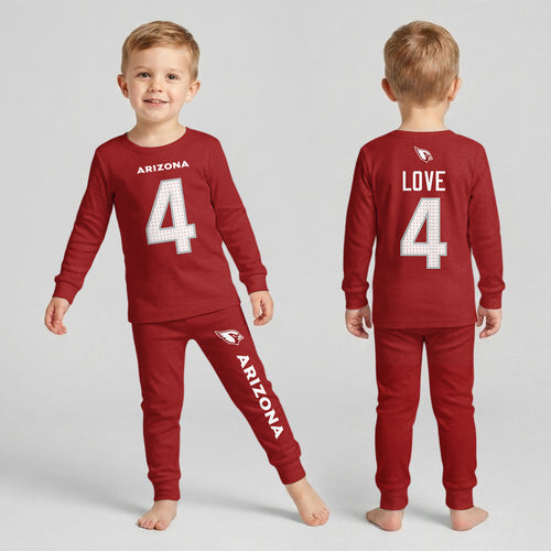Arizona Cardinals Football!! Inspired Bamboo Two Piece Long Sleeve Pajama Set
