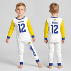 LA Rams Football!! Inspired Bamboo Two Piece Long Sleeve Pajama Set