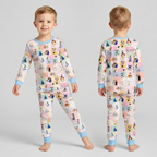 Preppy Magical Wonderland  Bamboo Two Piece Long Sleeve Pajama Set