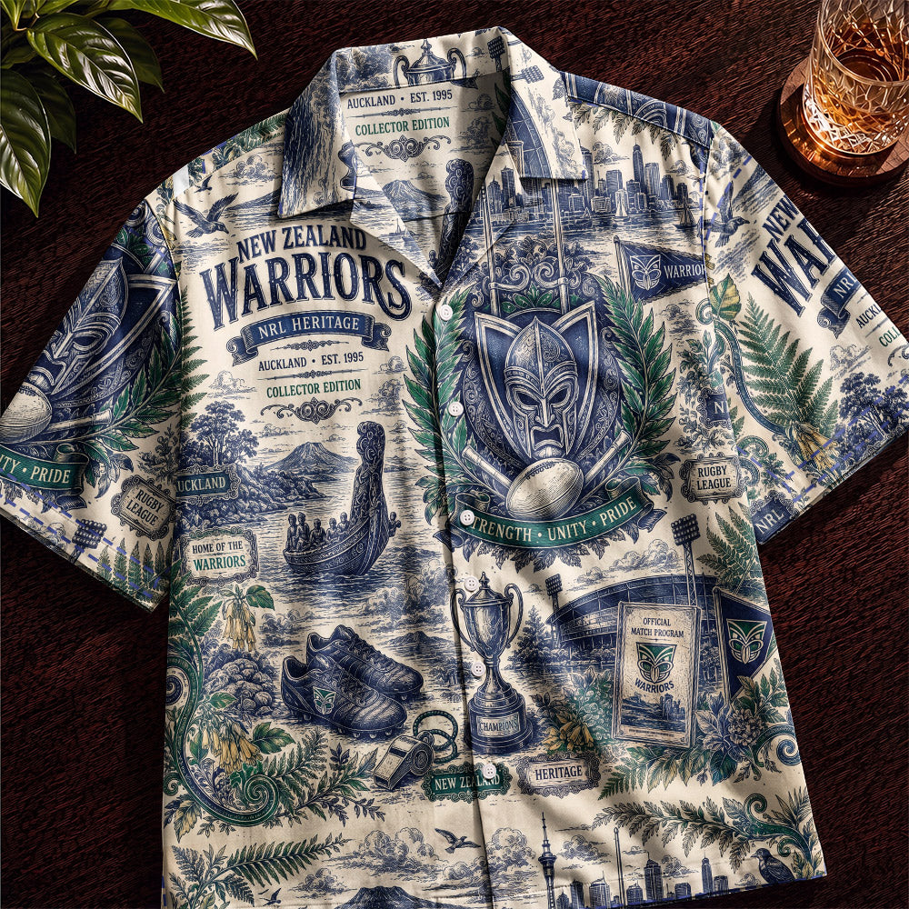 Warriors Hawaiian Shirt – Retro Inspired Shirt