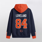 Chicago B. Rivalries Loveland 84 Football Waffle Hoodie