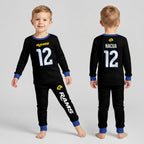 LA Rams Football!! Inspired Bamboo Two Piece Long Sleeve Pajama Set