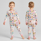 Preppy Magical Wonderland  Bamboo Two Piece Long Sleeve Pajama Set