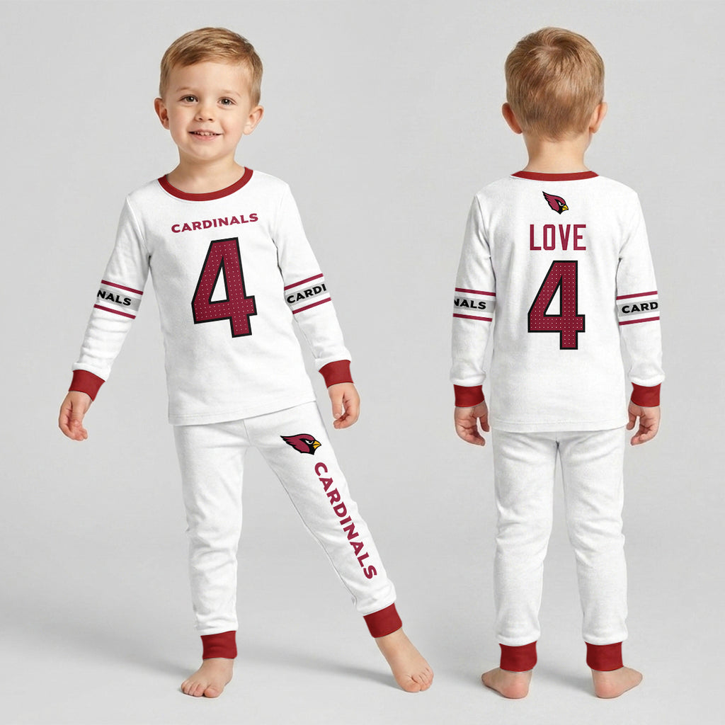Arizona Cardinals Football!! Inspired Bamboo Two Piece Long Sleeve Pajama Set