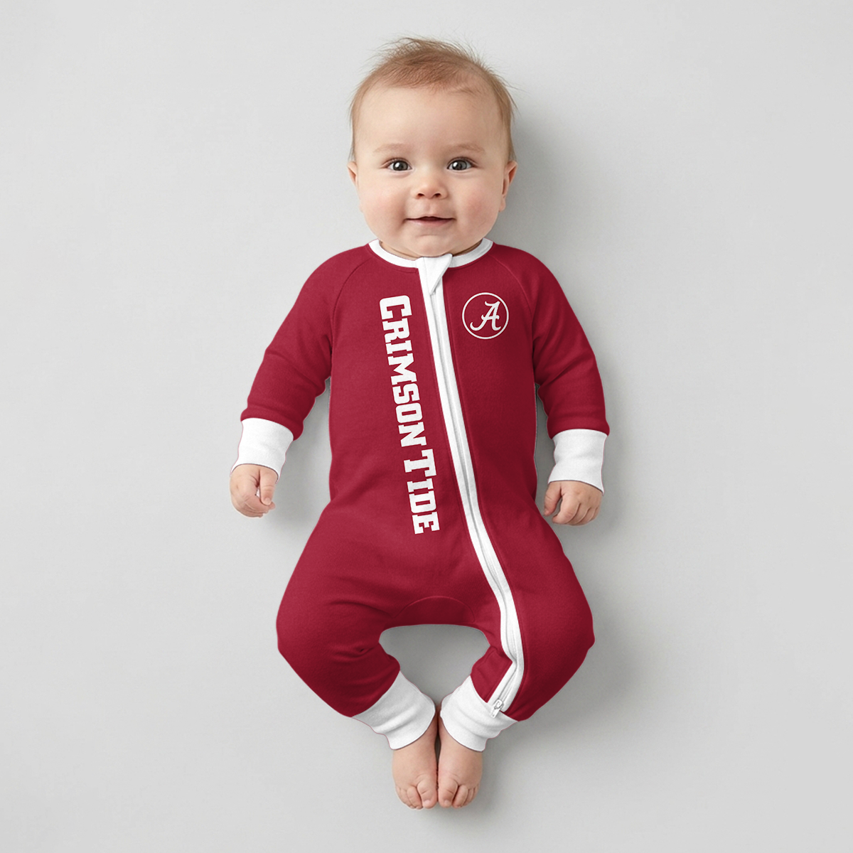 Alabama Crimson Tide Football! Inspired Bamboo Convertible Zippy For Kid