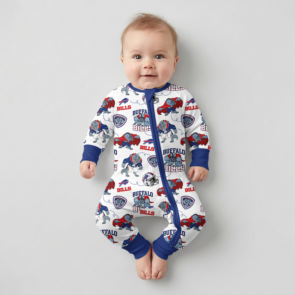 Bills Football x Beast Inspired Bamboo Convertible Zippy