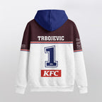 Manly Warringah Trbojevic 1 Home Waffle Hoodie