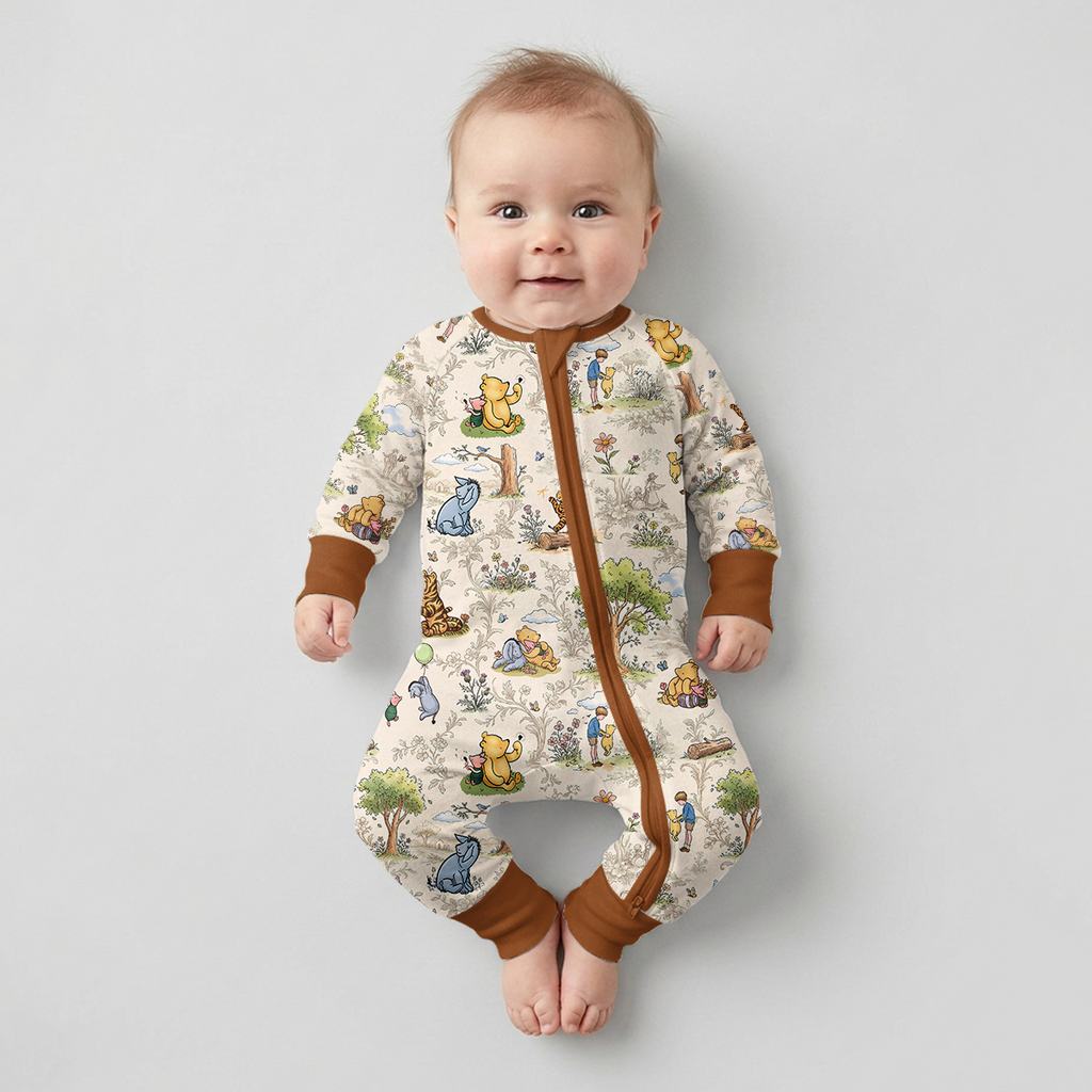 Silly Bear and Friends Bamboo Convertible Zippy