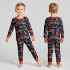 Chicago Football x Captain Inspired Bamboo Two Piece Long Sleeve Pajama Set