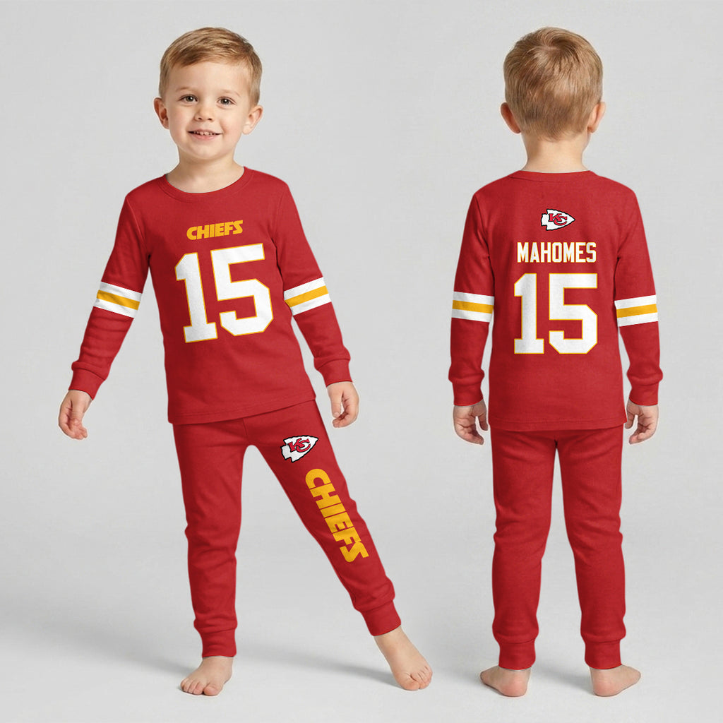 Kansas CC PM 15! Inspired Bamboo Two Piece Long Sleeve Pajama Set