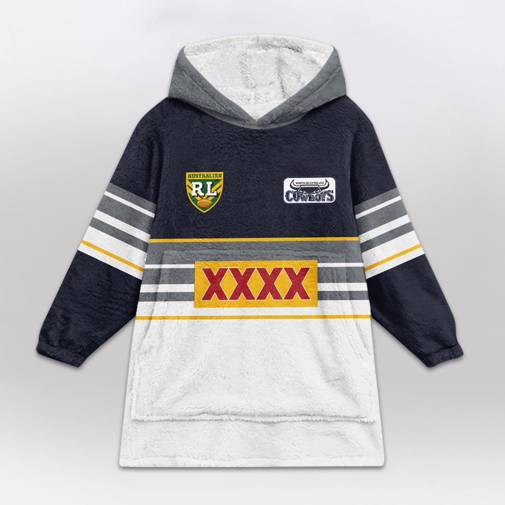 North Queensland 1995 Retro Blanket Hoodie
