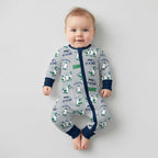 Seahawks Football x Seagulls Inspired Bamboo Convertible Zippy