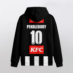 Collingwood Football 10 Pendlebury Waffle Hoodie