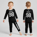 Raiders MC98 Football! Inspired Bamboo Two Piece Long Sleeve Pajama Set