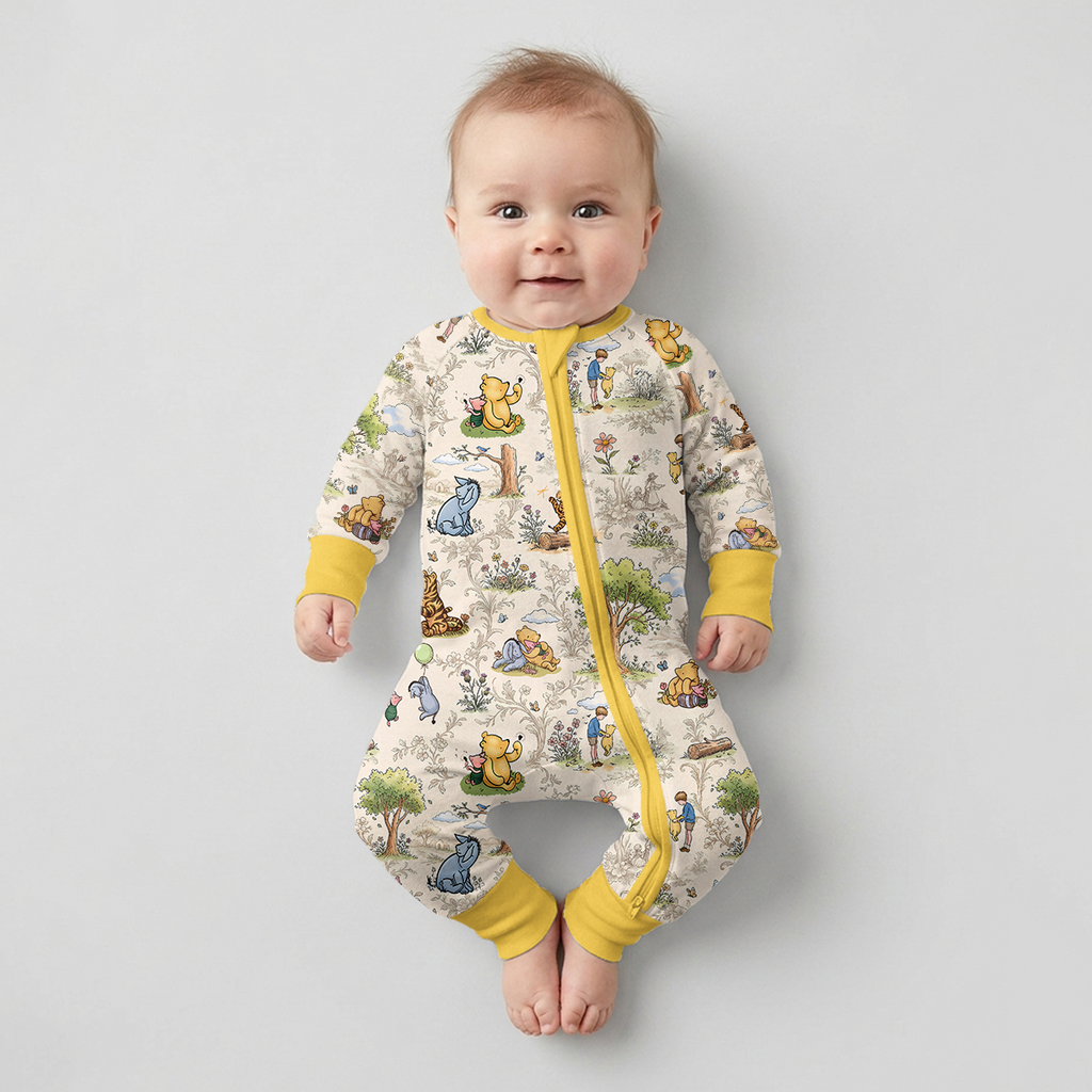 Silly Bear and Friends Bamboo Convertible Zippy