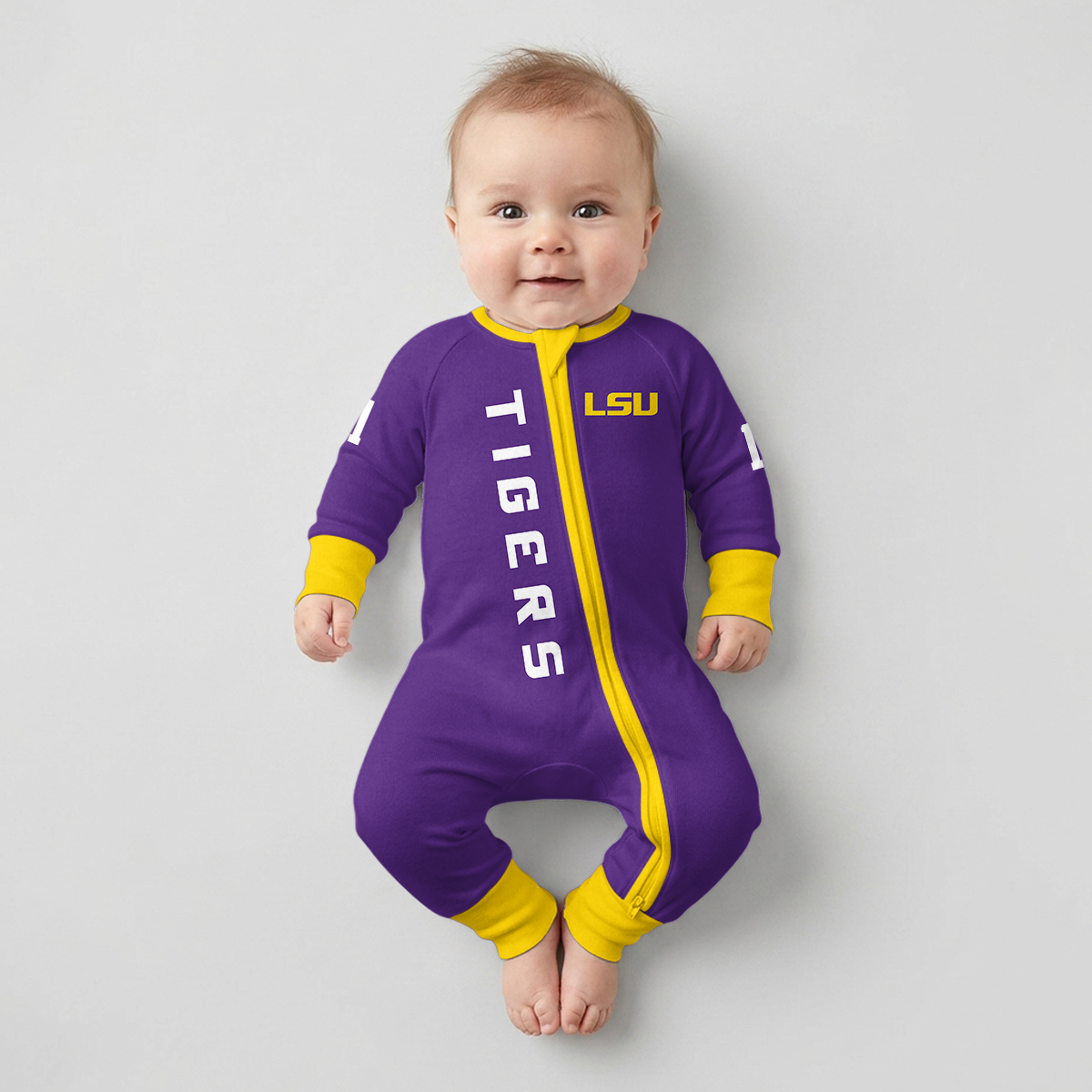 L.S.U.T Football! Inspired Bamboo Convertible Zippy For Kid