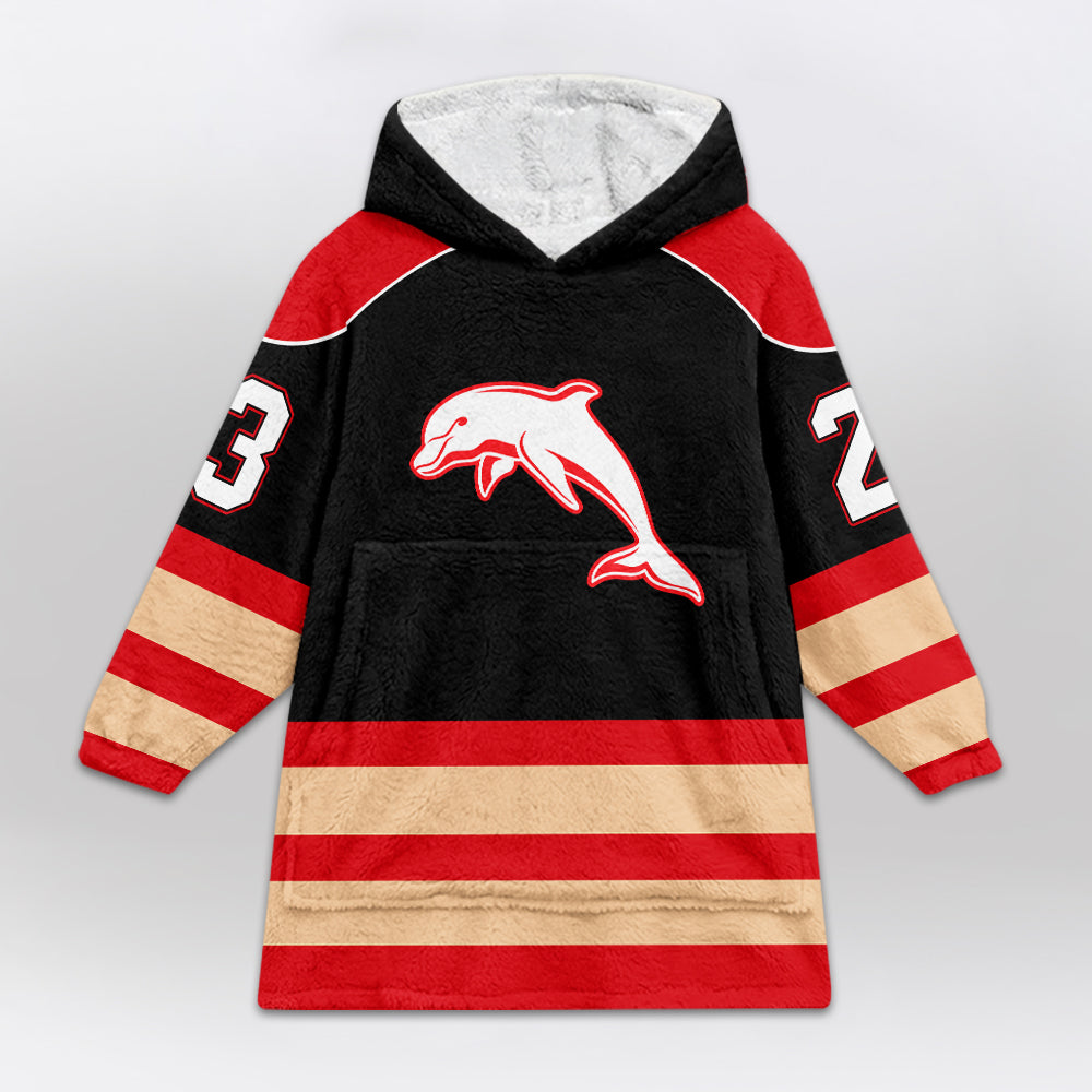 Dolphins Unisex Blanket Hoodie