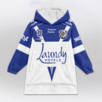 Bulldogs Rugby Crichton Unisex Blanket Hoodie
