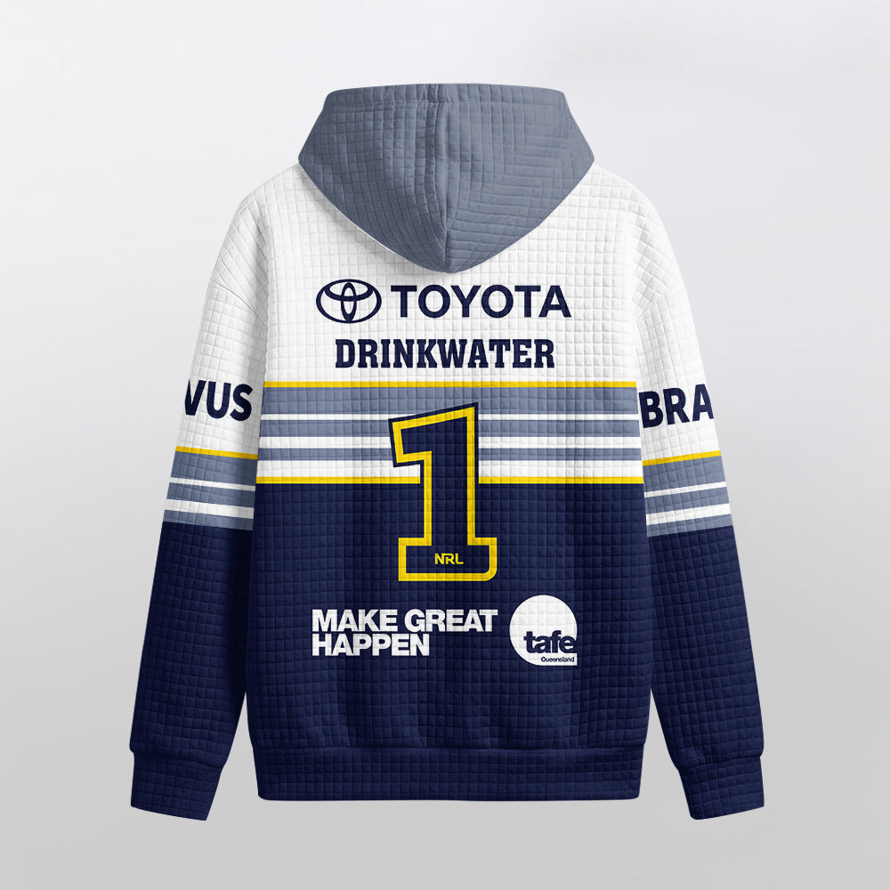 North Queensland Drinkwater 1 Away Waffle Hoodie