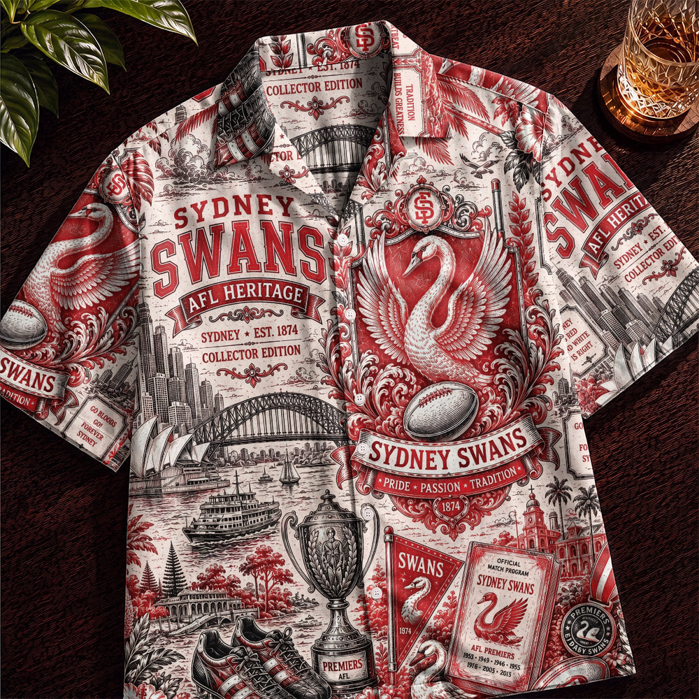 Sydney Swans Hawaiian Shirt – Retro Inspired Shirt