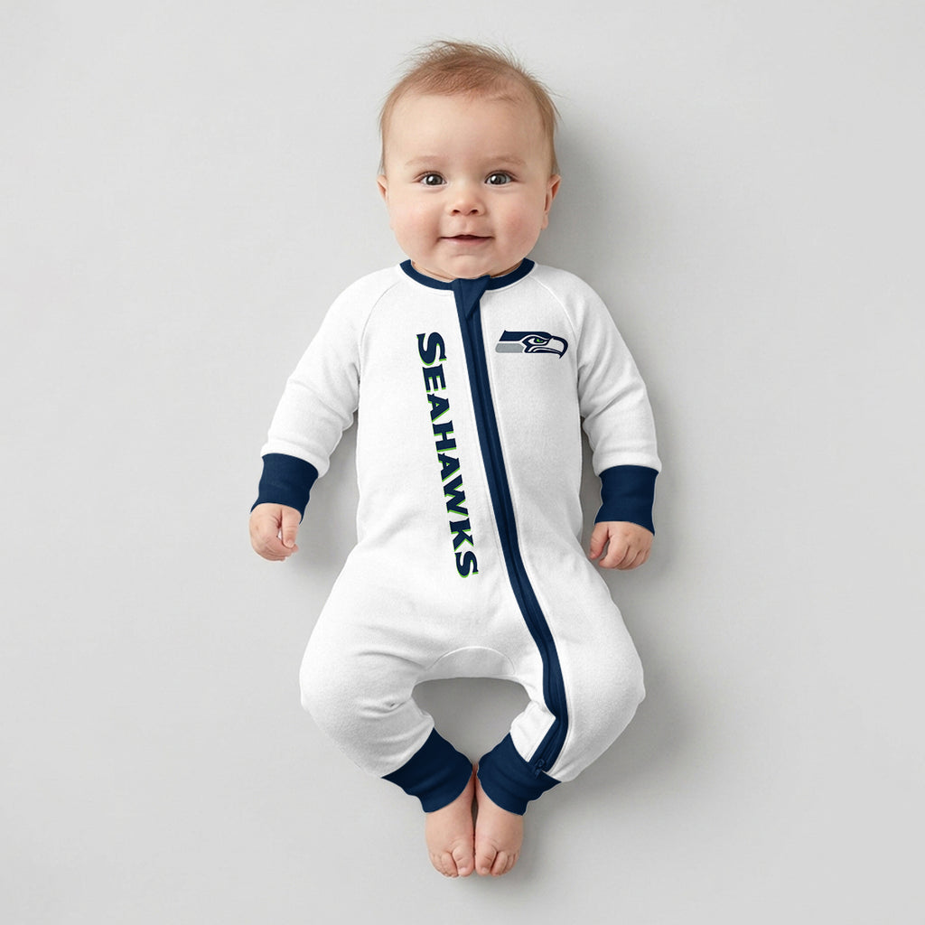 Seahawks Football! Inspired Bamboo Two Piece Long Sleeve Pajama Set