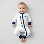 Seahawks Football! Inspired Bamboo Two Piece Long Sleeve Pajama Set