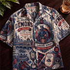 Melbourne Demons Hawaiian Shirt – Retro Inspired Shirt