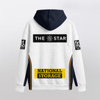 Brisbane Unisex White Waffle Hoodie