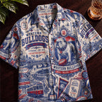 Western Bulldogs Hawaiian Shirt – Retro Inspired Shirt