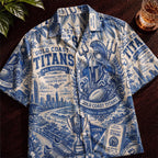 Gold Coast Titans Hawaiian Shirt – Retro Inspired Shirt